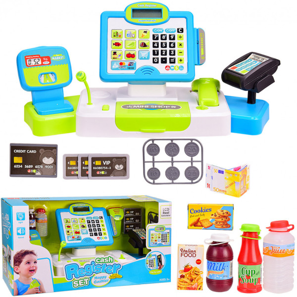 Игровой набор Кассовый аппарат 35559A со звуковыми эффектами