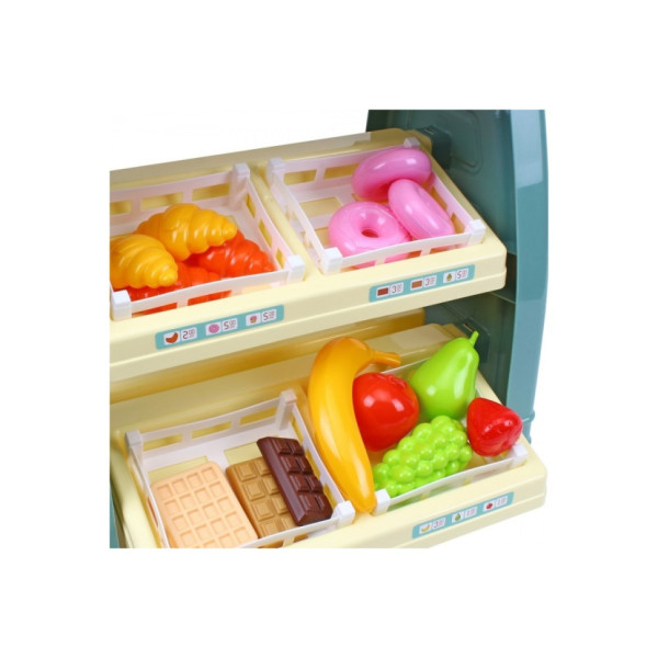 Ігровий дитячий набір "Кав'ярня" 9765TXK прилавок з полицями, іграшкові солодощі (9765TXK)