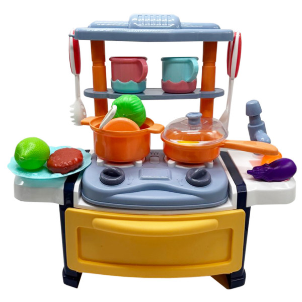 Дитяча іграшкова кухня 899-1 звук, світло, посуд, продукти (899-1)