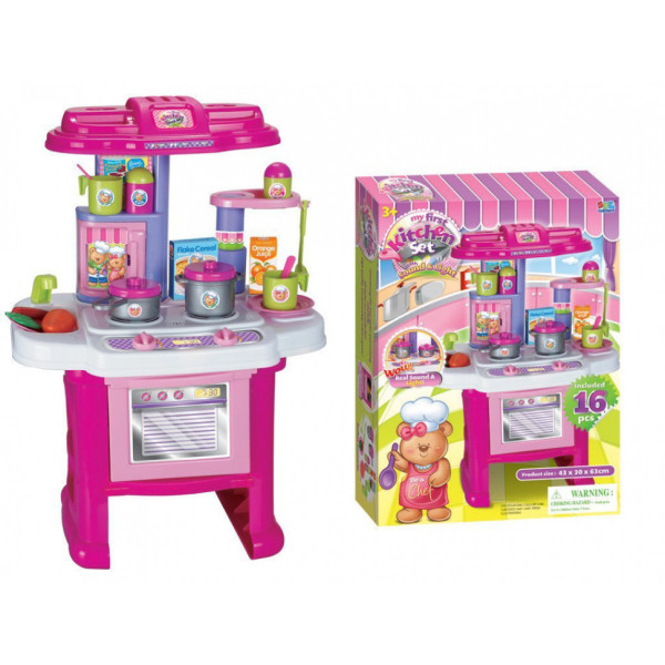 Игровой набор кухня 16641G с плитой и духовкой