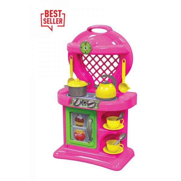 Детская игровая кухня 10 2155TXK с посудой
