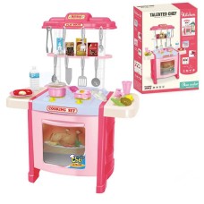Дитяча ігрова кухня 922-15A рожева