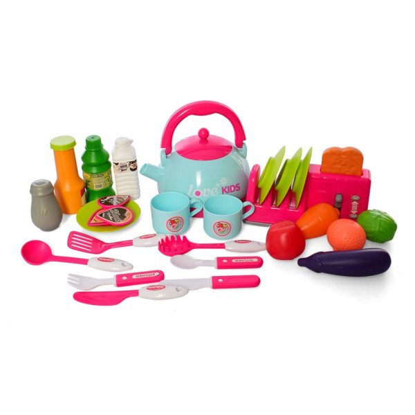 Игровой набор Кухня 008-939, продукты, посуда, 87-64-29 см