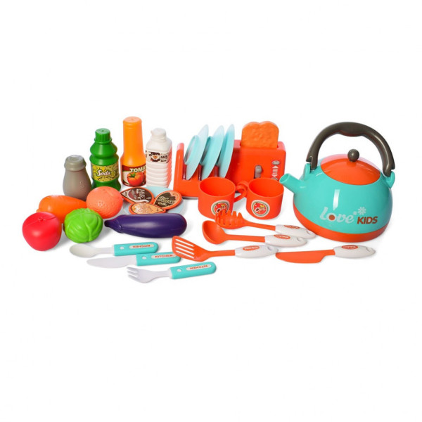 Игровой набор Кухня 008-939A, продукты, посуда, 87-64-29 см