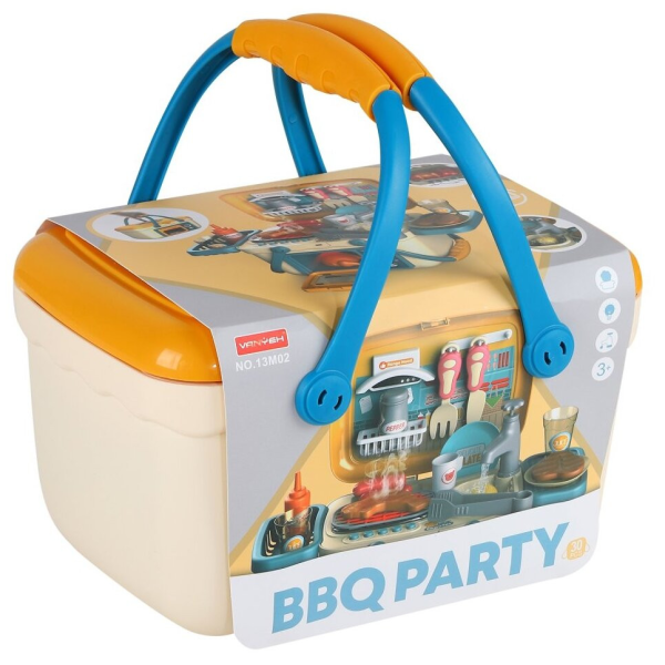 Игрушечная детская кухня Vanyeh 13M02 плита/чемодан