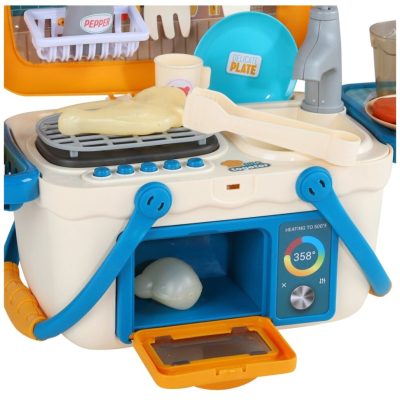 Игрушечная детская кухня Vanyeh 13M02 плита/чемодан