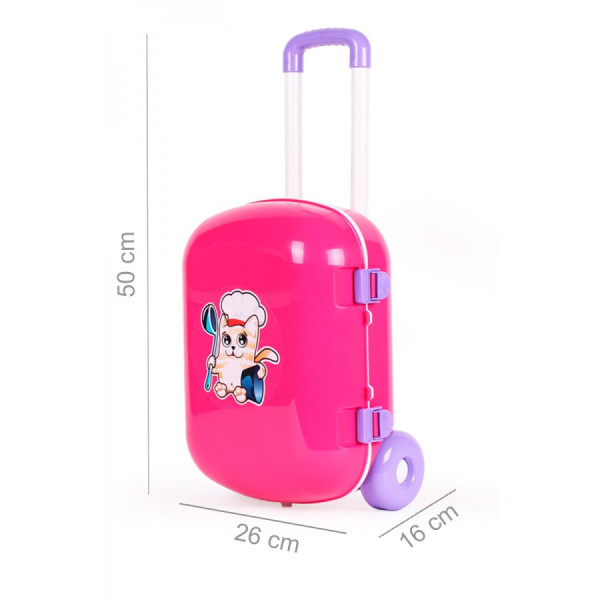 Іграшкова кухня з набором посуду 6061TXK у валізі (6061TXK)