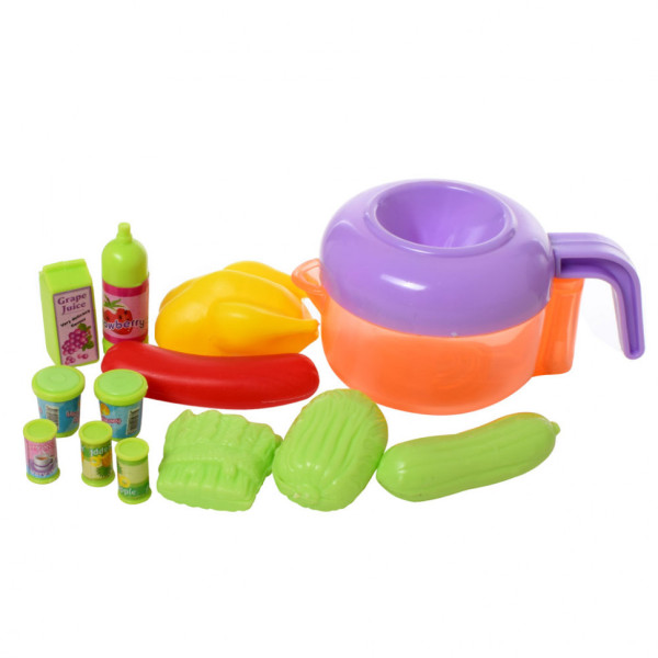 Кухонная мебель для кукол типа барби XS-14012 холодильник и рабочий стол