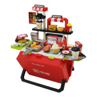 Дитяча іграшкова кухня "Фаст-фуд" 668-159/160(Red) з аксесуарами  (668-159/160(Red))