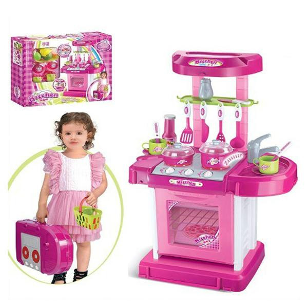 Игровой набор Кухня с аксессуарами 008-58А со светом и звуком