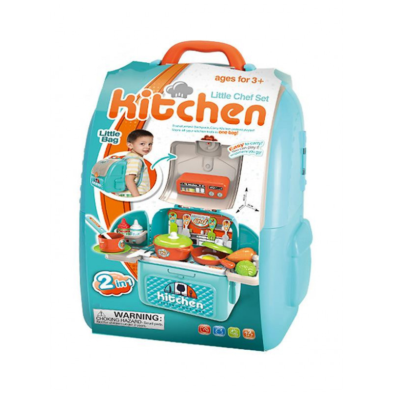 Детский игровой набор Кухня 008-966A с продуктами