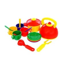 Дитячий ігровий набір посуду ЮНІКА 70316 16 предметів