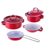 Дитячий набір посуду "Kitchenware" 620-B5(Red) каструля, пательня (620-B5(Red))