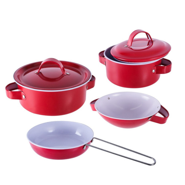 Дитячий набір посуду "Kitchenware" 620-B5(Red) каструля, пательня (620-B5(Red))