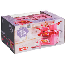 Ігровий набір Кухонна плита "Cooking Plate with Dishes"Юніка 71696, 7 предметів (71696)