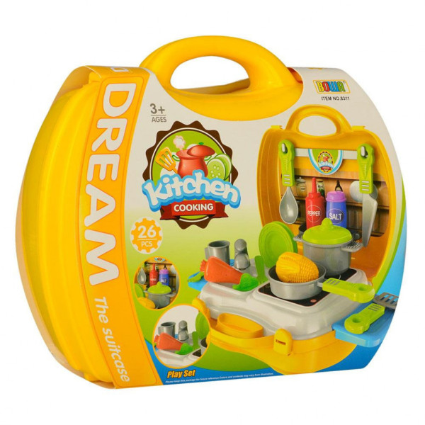 Игровой набор кухня 8311 в чемодане