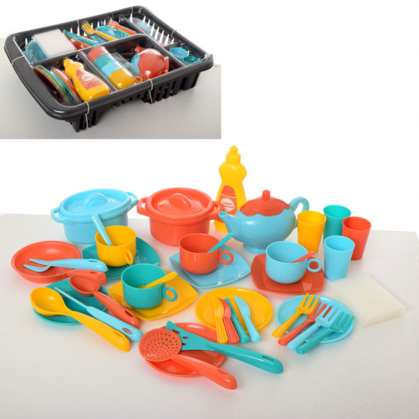 Игрушечная посуда 13449 с лотком
