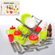 Детская игровая посуда XG1-3, 40 предметов
