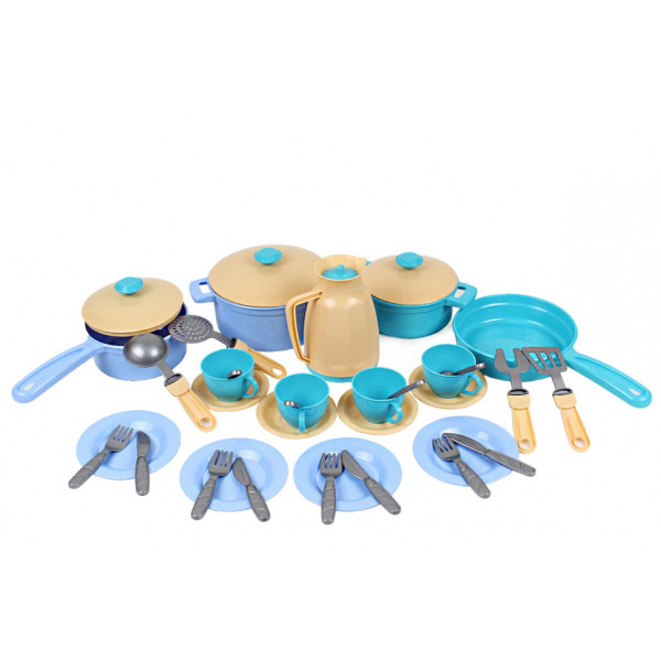 Детский игровой набор посуды 4463TXK,  37 элементов