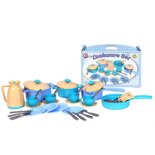 Детский игровой набор посуды 4463TXK,  37 элементов
