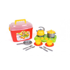 Ігровий набір посуду у валізці 5934TXK, 14 елементів (5934TXK)