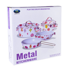 Дитячий набір посуду "Kitchenware" 620-B5(White) каструля, пательня (620-B5(White))