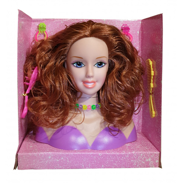 Кукла манекен для причесок 358-2 с аксессуарами