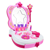 Детский туалетный столик 661-125 свет, звук, палочка, фен, расческа(661-125)