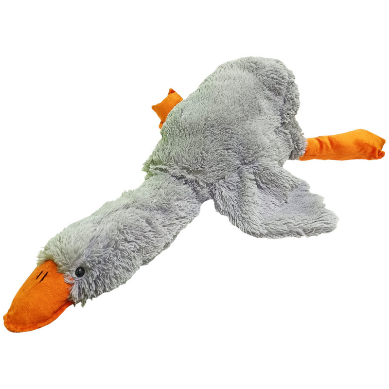М'яка іграшка-подушка "Гусь-обіймусь" 100G(Grey) 100 см