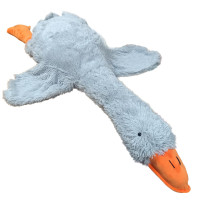 М'яка іграшка-подушка "Гусь-обіймусь" 130G(Grey) 130 см Сірий
