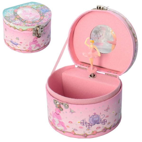 Шкатулка заводная с зеркалом UK-016 музыкальная 13х8 см