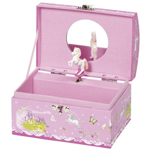 Музыкальная шкатулка goki Лошадка 15438G с зеркалом