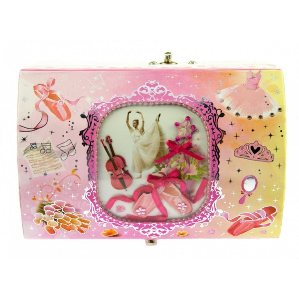 Музыкальная шкатулка Балерина goki 15518 с зеркалом