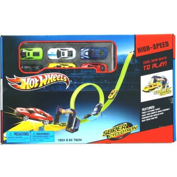 Дитячий іграшковий автотрек Hot wheels HW213 з машинкою