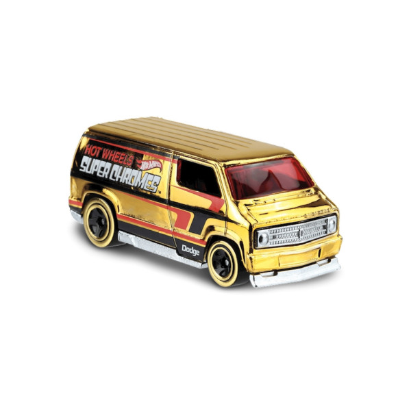 Машинка Hot Wheels FYG83 №23, серія Super Chromes, Custom 77 Dodge VAN