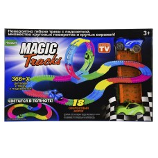 Дитячий Автотрек "Magic Track" A-Toys 6688-77, що світиться у темряві