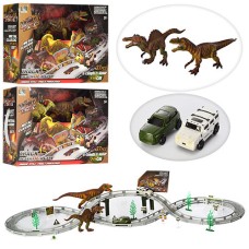 Игрушечный автотрек с динозаврами CM558-32, 270 см