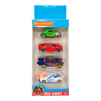 Набір металевих машин в коробці 4 шт, 698-04S-1-3 698-04S-3 (698-04S-3)