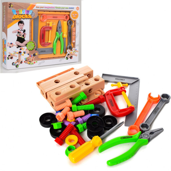 Игрушечный набор инструментов 808-6 с болтами