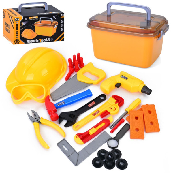 Ігровий набір інструментів "Repair Tools" H-566 каска, ящик, молоток (H-566)