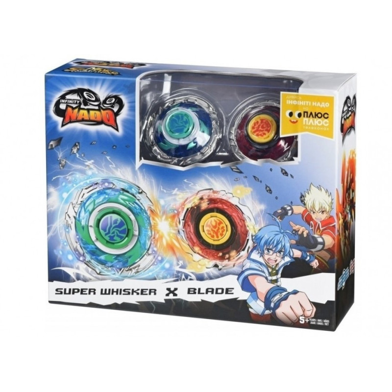 Дзиґа Auldey Infinity Nado баттл Super Whisker & Blade Супер Вихор + Клинок YW624313