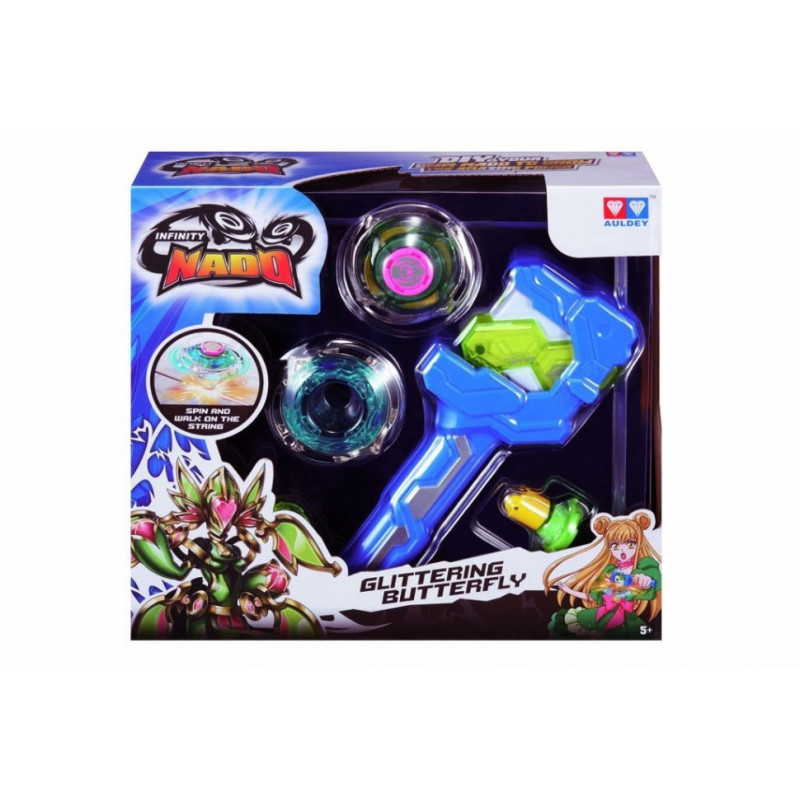 Дзиґа Auldey Infinity Nado Атлетик Glittering Butterfly c пристроєм запуску YW624503