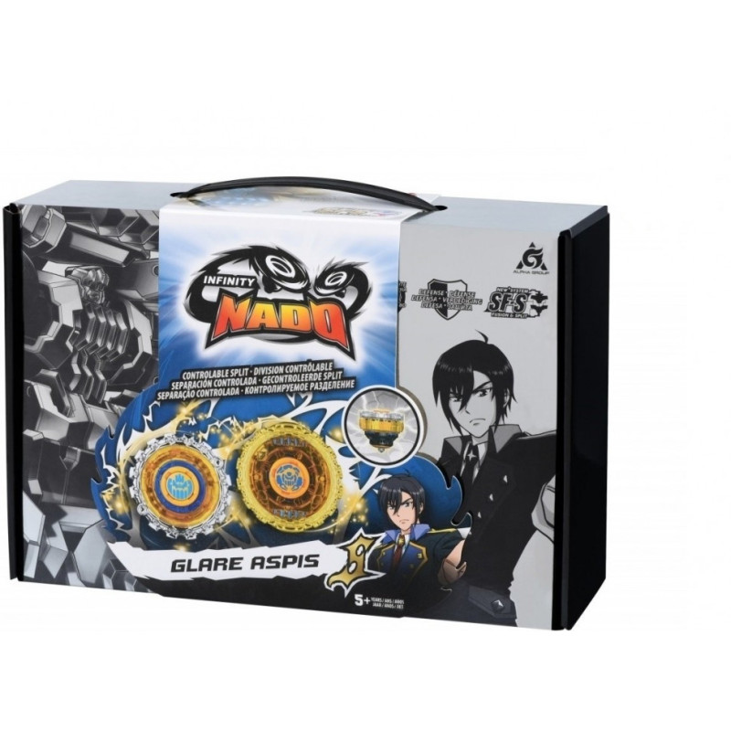 Дзиґа Auldey Infinity Nado Крек Glare Aspis-s Сліпучий Щит YW624704