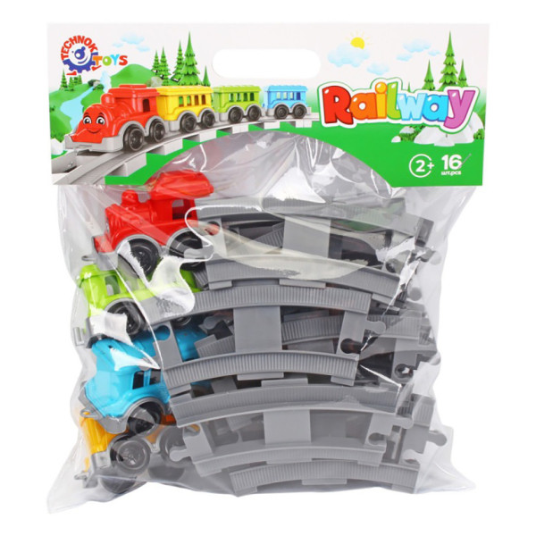 Дитячий іграшковий набір залізниця 0914TXK 16 деталей (0914TXK)