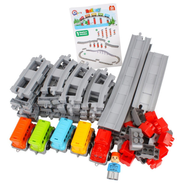 Дитячий набір конструктора "Залізниця" 1300TXK 59 деталей (1300TXK)