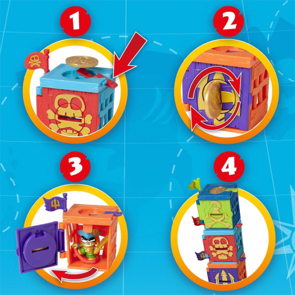 Дитячий іграшковий набір з фігурками "Фортеця" PIRATIX PPX1D212IN00 серії "Golden Treasure" (PPX1D212IN00)