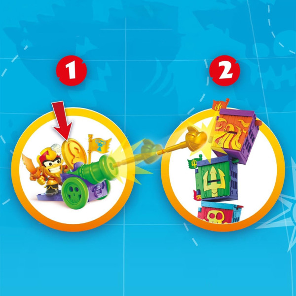 Дитячий іграшковий набір з фігурками "Піратські пригоди" PIRATIX PPX1D226IN00 серії "Golden Treasure" (PPX1D226IN00)