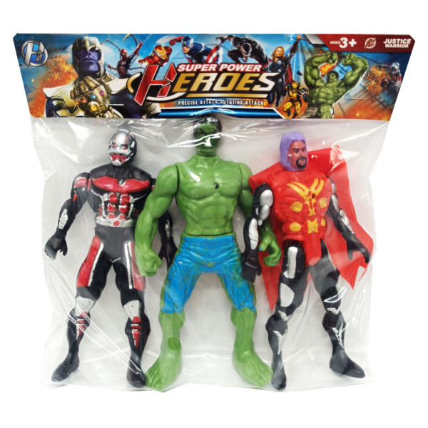 Набір героїв "Марвел" 033A підсвічування Вид 2 (033A(Hulk))