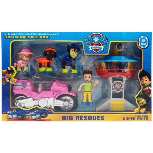 Набір героїв «Щенячий патруль» PB9905(Pink) фігурки з аксесуарами (PB9905(Pink))