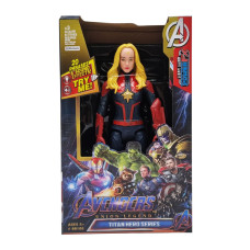 Ігрова фігурка Марвел Bambi 99106 зі світлом та звуком Капітан Марвел (99106-12)